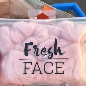 Pink beauty headband  microfiber cloth  quick dry   One size fits all